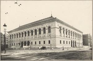 Boston Public Library, exterior, south side