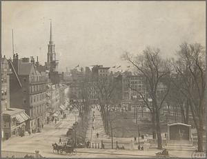 Park Street and Common from State House
