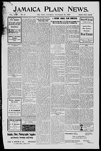 Jamaica Plain News, November 30, 1907