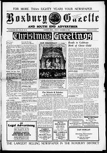 Roxbury Gazette and South End Advertiser, December 24, 1948