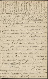 Letter from Zadoc Long to John D. Long, July 28, 1869