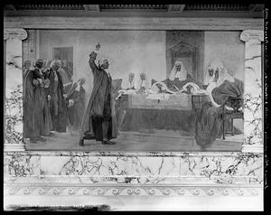 James Otis arguing the Writs of Assistance in State House
