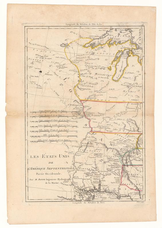 Les Etats Unis de l'Amérique Septentrional partie occidentale ; les Etats Unis de l'Amérique Septentrional partie orientale