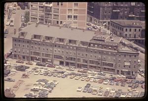 Commercial Wharf north from the Custom House Tower Boston