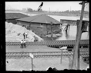Bathhouse slides into the Charles