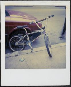 Bicycle on the sidewalk