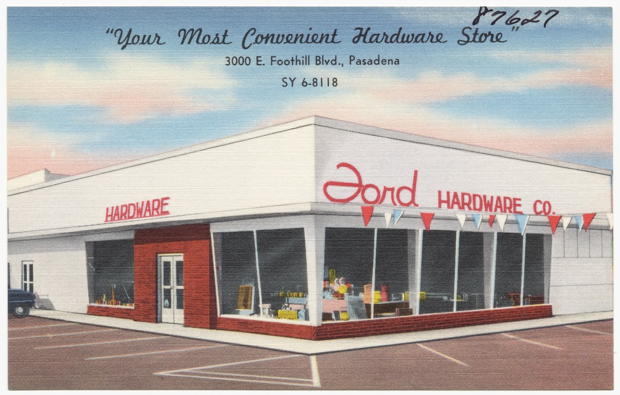 Ford Hardware Co., "Your Most Convenient Hardware Store," 3000 E