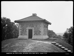 Weston Aqueduct, Siphon Chamber No. 2, Wayland, Mass., Aug. 17, 1904