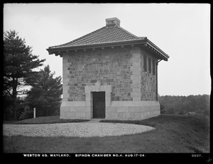 Weston Aqueduct, Siphon Chamber No. 4, Wayland, Mass., Aug. 17, 1904