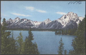 Jackson Lake and Teton Mountains Wyoming