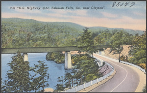 U. S. Highway #23, Tallulah Falls, Ga., near Clayton