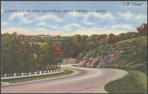 Scenic U. S. 40, the national road through Ohio