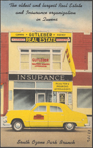 The oldest and largest real estate and insurance organization in Queens, Corwin Gutleber Agency. South Ozone Park branch