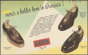 There's a bolder look in brogues!