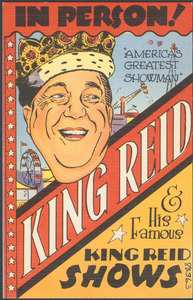 In person! King Reid & his famous King Reid shows