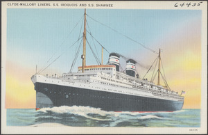 Clyde-Mallory Liners, S.S. Iroquois and S. S. Shawnee