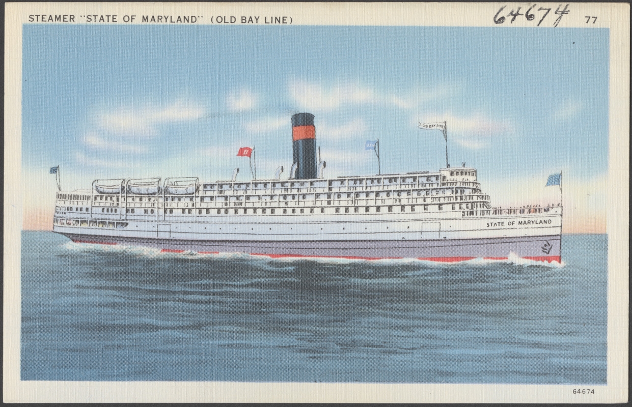 Steamer "State of Maryland" (Old Bay Line) Digital Commonwealth