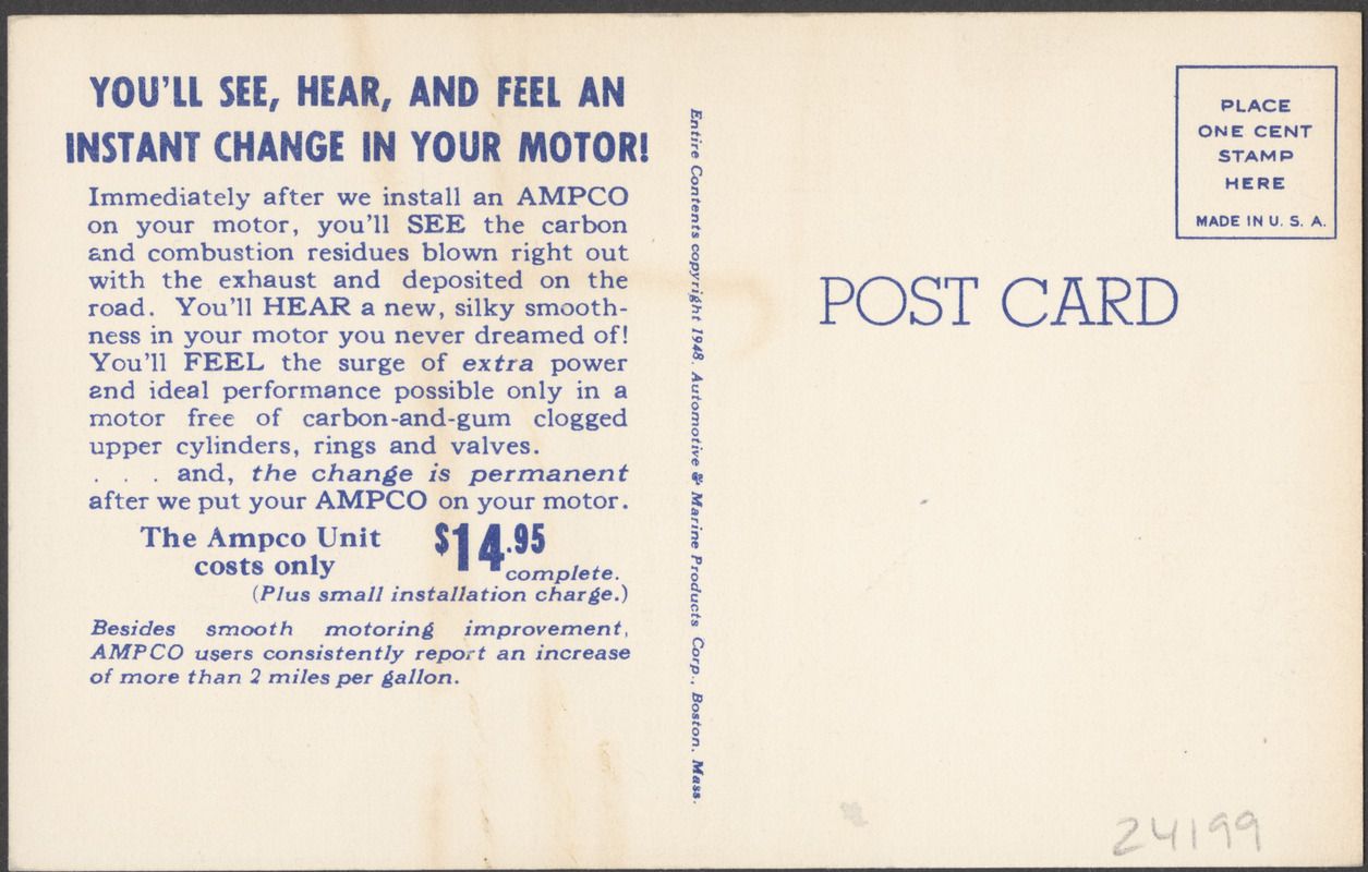 You'll call it a miracle. Ampco vapor lubricator