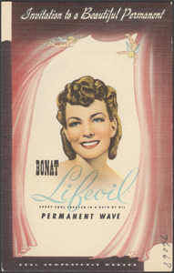 Bonat Lifeoil permanent wave. Invitation to a beautiful permanent