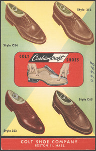 Colt Shoe Company, Boston 11, Mass.