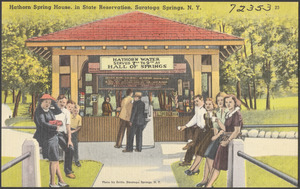 Hathorn Spring House, in state reservation, Saratoga Springs, N. Y.