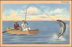 Fishing on a boat