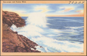 Sea-scape and sunny skies