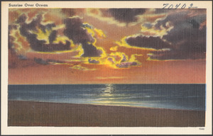 Sunrise over ocean