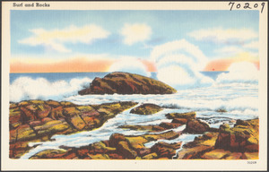 Surf and rocks