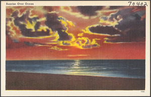 Sunrise over ocean