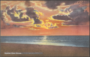 Sunrise over ocean