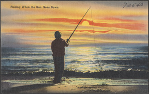Fishing when the sun goes down