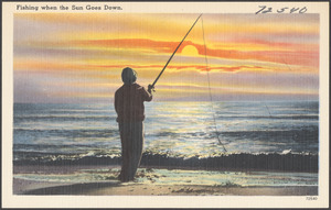 Fishing when the sun goes down