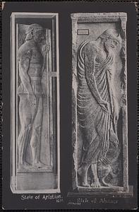 Stele of Ariston. Stele of Alxenor. N. M. Athens