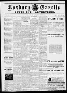 Roxbury Gazette and South End Advertiser, December 18, 1891
