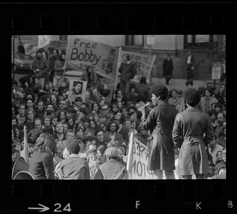 Black Panther Party rally, Post Office Square, Boston