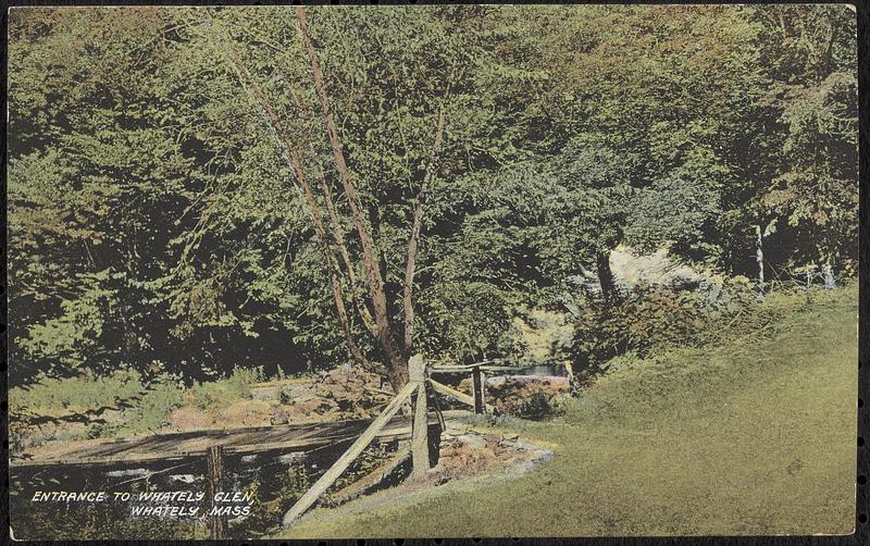 Entrance to Whately Glen, Whately, Mass.
