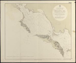 North America, west coast, west coast of lower California, preliminary chart of Magdalena Bay