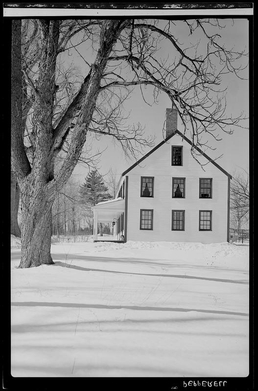 House in snow, Pepperell