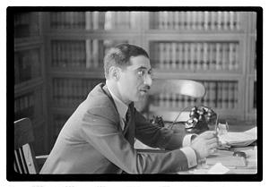 Leo Schwartz, legal advisor to Police Commissioner E.C. Hultman at headquarters