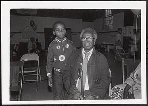 Young boy and older man