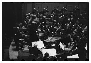 Orchestra performance, Boston Symphony Hall