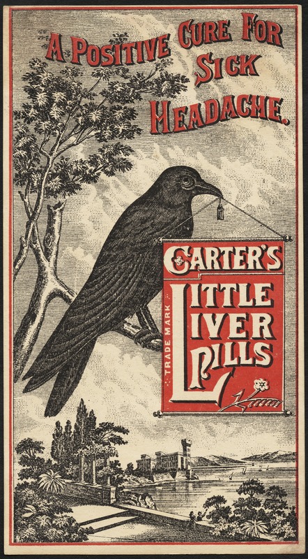 A positive cure for sick  headache. Carter's Little Liver Pills