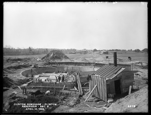 Clinton Sewerage, reservoir, Section 2, Clinton, Mass., Apr. 18, 1899