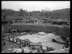 Clinton Sewerage, bottom of Reservoir, Section 2, Clinton, Mass., Apr. 18, 1899