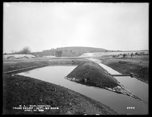 Wachusett Aqueduct, Crane Swamp Settling Basin, Marlborough, Mass., Apr. 24, 1899