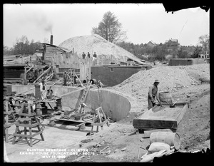 Clinton Sewerage, engine house foundations, Section 2, Clinton, Mass., May 17, 1899