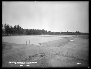 Clinton Sewerage, filter-beds, Section 1, Lancaster, Mass., May 17, 1899