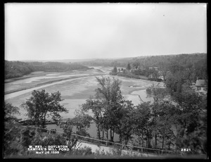 Wachusett Reservoir, Sawyer's Mills pond, from the east, Boylston, Mass., May 26, 1899