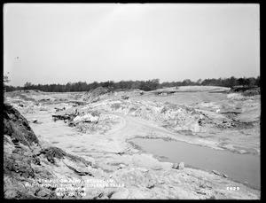 Distribution Department, Northern High Service Middlesex Fells Reservoir, east basin, looking north, Stoneham, Mass., May 25, 1899